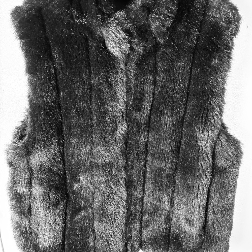 Coaco Black Puffer vest Jacket. Reversible 80’s vintage